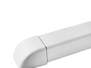 T110-H endebund - 110x75 mm, Hvid RAL 9010