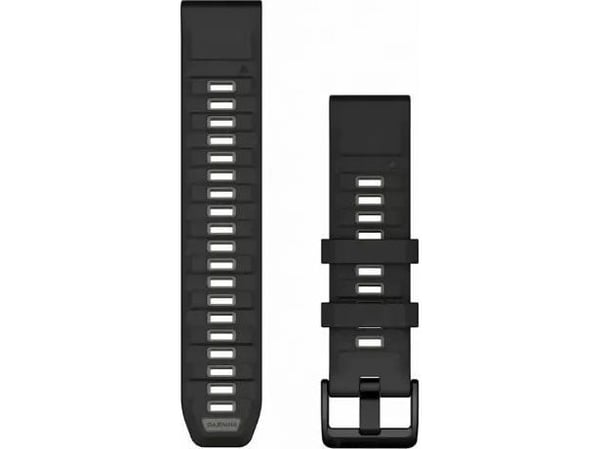 Garmin QuickFit-ranneke 22 mm silikoni musta/harmaa (010-13392-00)