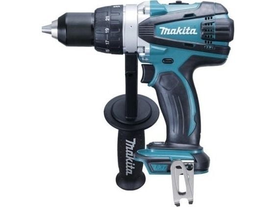 Makita DDF458RTJ - Porakone - akkuporakone - 2-nopeuksinen - avaimeton porapatruuna 13 mm - 91 N-m - 2 akkua - 18 V