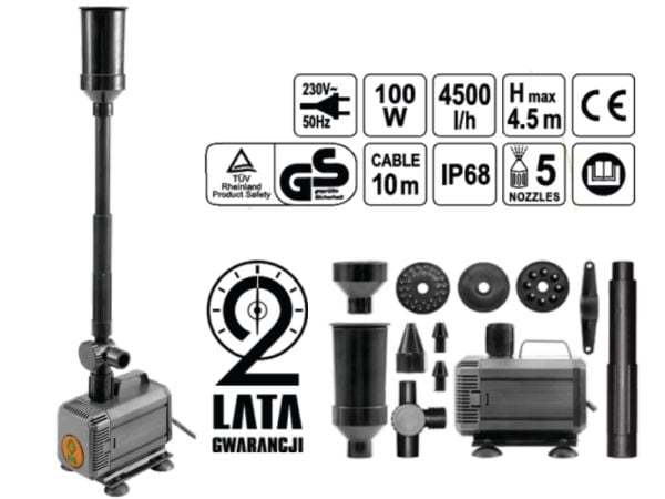 FLO FOUNTAIN PUMP 100W 4500 l/t 79933