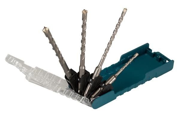 Makita - Borrsats - för betong - 4 delar - 5 mm, 6 mm, 8 mm, 10 mm - SDS-plus - längd: 160 mm, 110 mm