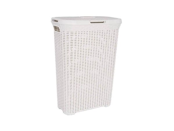 Curver Natural Style skittentøyskurv 40 L, kremfarget