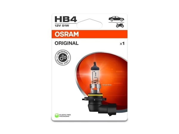 Bilpærer 9006-01B 51W 12V P22D BLI