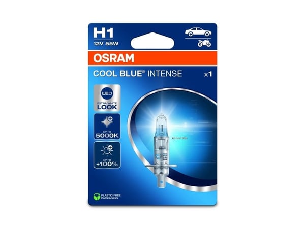Osram Automotive 4062172395403 halogen lyskilde COOL BLUE® INTENSE H1 55 W 12 V