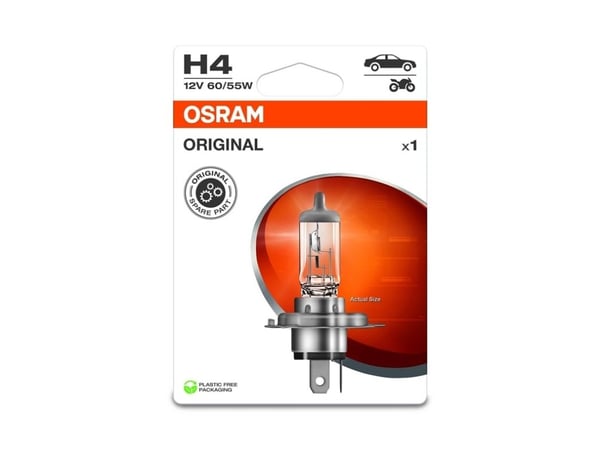 Osram Alkuperäiset H4-auton polttimot