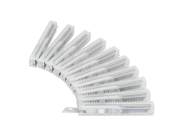 Stanley 1-11-300, 10 styck, 9 mm, Silver