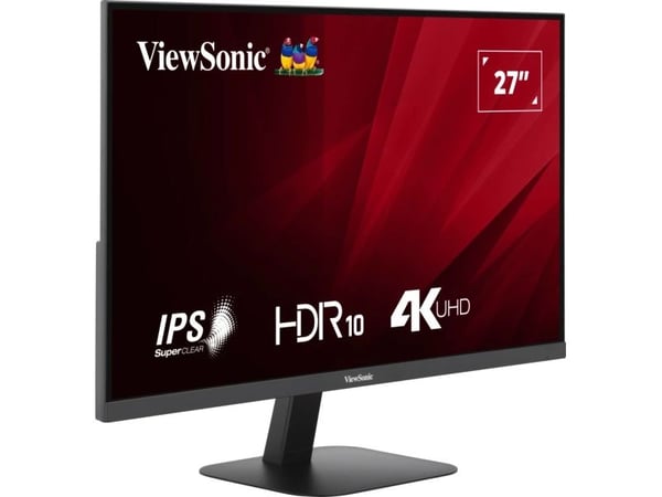 Viewsonic VA VA2708-4K-HD, 68,6 cm (27"), 3840 x 2160 piksler, 4K Ultra HD, LED, 4 ms, Svart