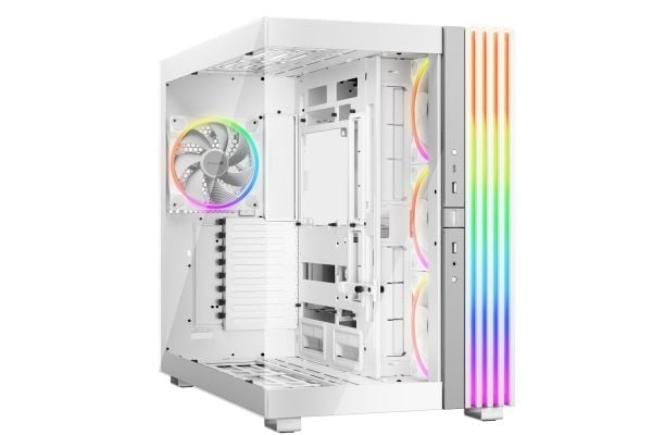 be quiet! Light Base 900 FX - FT - utvidet ATX (E-ATX) - sidepanel med vindu (glass) - ingen strømforsyning (ATX / PS/2) - hvit - USB/lyd