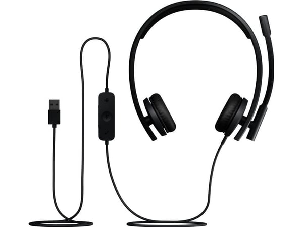 Logitech H570e - Hodesett - on-ear - kablet - USB-A - Certified for Microsoft Teams