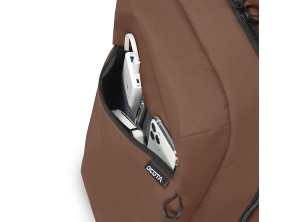 DICOTA Commuter - Muistikirjareppu - 13" - 16" - ruskea