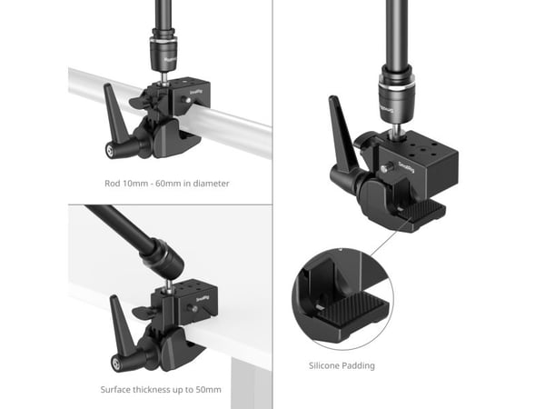 SmallRig 4862, Aluminium, Sort, Aluminium, 52,4 cm, 3 kg, 140 mm, 90 mm