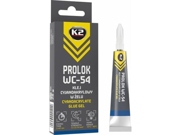 K2 cyanoakrylatlim Prolok WC-54 20 g