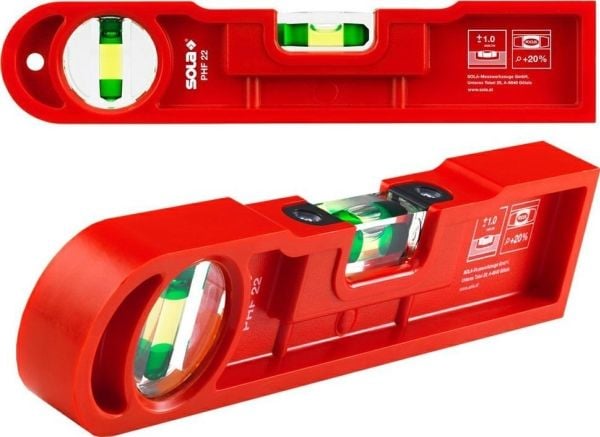 Sola plastvattenpass 22 cm PHF 22