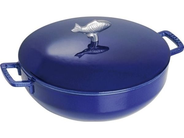 Staub Bouillabaisse pot, Single pan, Blå, Støpejern, 4,65 l, 1 stykker, 5,1 kg