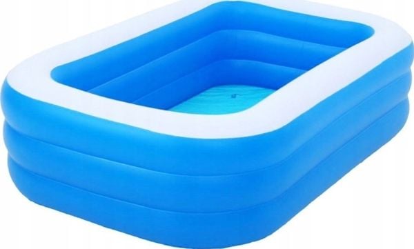 Moro badebasseng hage oppblåsbart med pumpe liten for barn 170 x 115 x 47 cm Moro badebasseng hage oppblåsbart med pumpe liten for barn 170 x 115 x 47 cm