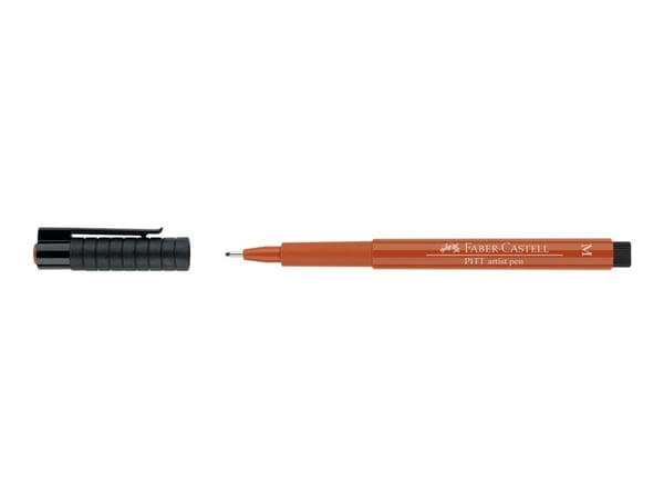 Faber-Castell PITT artist - Fibertuppenn - permanent - svart - vannbasert blekk - medium