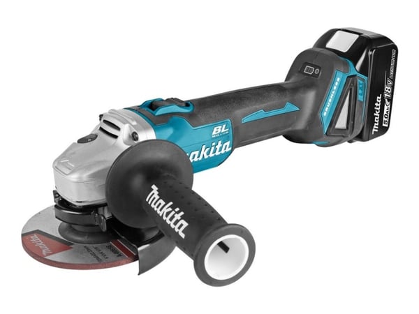 Makita DGA504RTJ - Vinkelslip - sladdlös - 125 mm - 2 batterier - 18 V