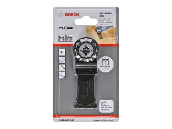 Bosch SAGBLAD AIZ32BSPB L:50MM 5STK HARDWOOD