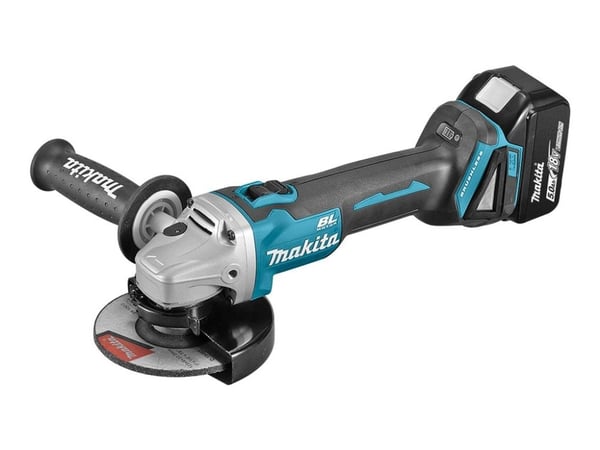 MAKITA 18V 125mm 2 x 5.0Ah LI-ION borstlös vinkelslip MAKPAC DGA506RTJ