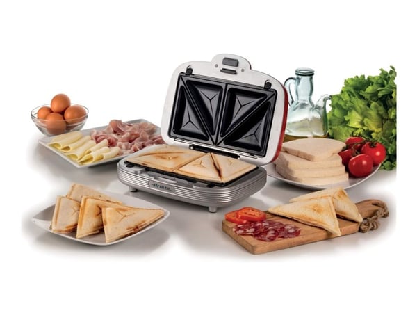 Ariete 1950 edition 1972 - Smørbrød/smultring/muffins-maskin - 700 W - rød