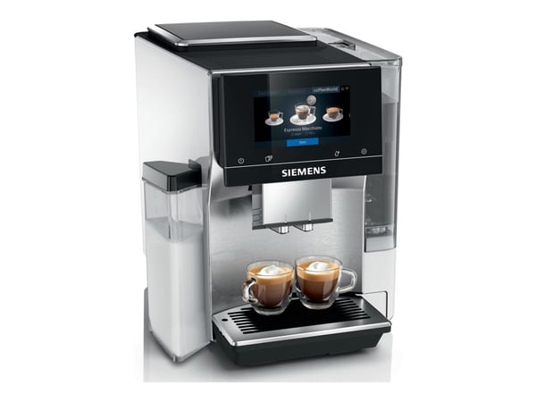 Siemens EQ.700 integral TQ715R03 - Automatisk kaffekokare med mjölkskummare - 19 bar - rostfritt stål