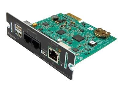 APC Network Management Card 3 with PowerChute Network Shutdown & Environmental Monitoring - Adapter for fjernstyrt administrasjon - 1GbE - 1000Base...