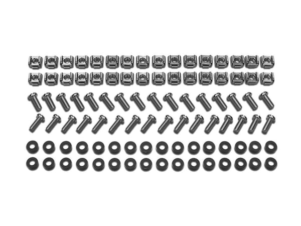 APC M6 Hardware Kit - Rackskruer, -mutre og -underlagsskiver - for P/N: SCL500RM1U, SMTL2K2RM2UCL, SMTL2K2RM2UCLNC, SMTL3KRM2UCL, SMTL3KRM2UCLNC