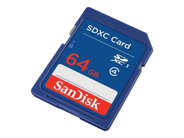 SanDisk - Flashminnekort - 64 GB - Class 4 - SDXC