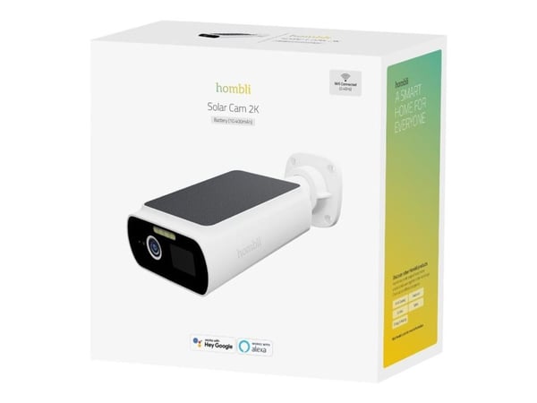Hombli smart Solar 2K-ulkokamera weiß