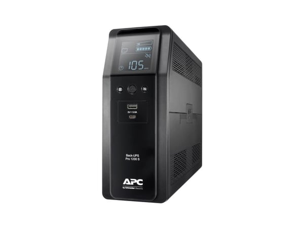 APC Back-UPS Pro BR1200SI - UPS - AC 220-240 V - 720 watt - 1200 VA - USB - utgangskontakter: 8 - svart