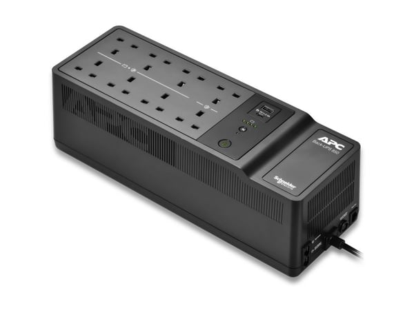 APC Back-UPS BE850G2 - UPS - AC 230 V - 520 watt - 850 VA - utgangskontakter: 8 - Storbritannia - svart