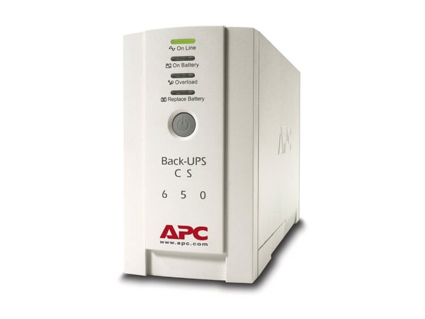 APC Back-UPS CS 650 - UPS - AC 230 V - 400 watt - 650 VA - RS-232, USB - utgangskontakter: 4 - beige