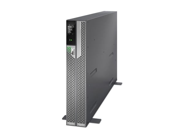 APC Smart-UPS Ultra - UPS (rackmonterbar/ekstern) - utvidet driftstid, fastkoblet 3-leder utgang, nettverkskort, online, tårn, med skinnekit - AC 2...
