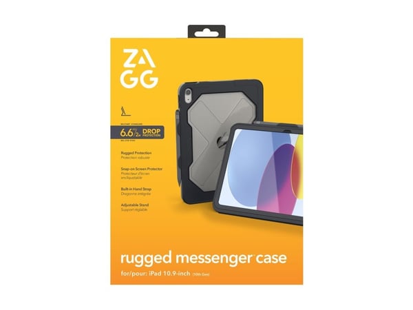 ZAGG Rugged Messenger Case, Suojus, Apple, iPad 10.9" 10th, 27,7 cm (10.9")
