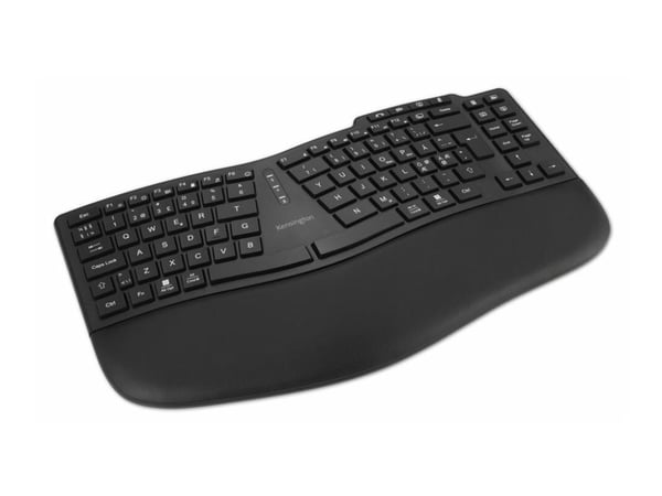 Kensington Pro Fit KB675 EQ - Tastatur - ladbar - TKL - trådløs - 2.4 GHz, Bluetooth - QWERTY - Pan Nordic - svart