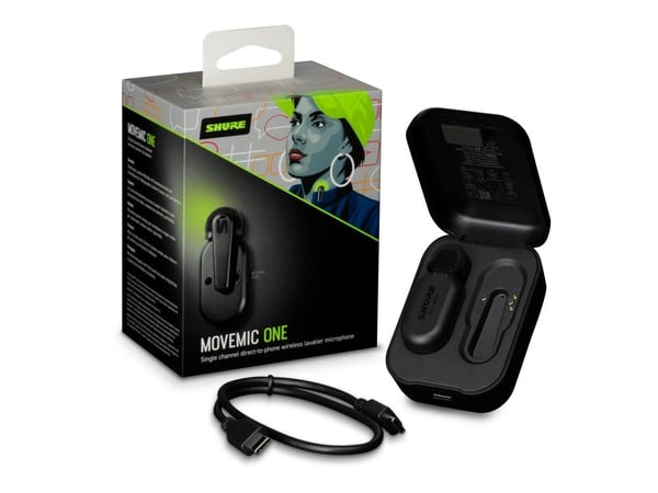 Shure MV-TWO-Z6, mikrofonisarja, 50 - 20000 Hz, 1,78 mV/Pa, 100 dB, 31 dB, langaton