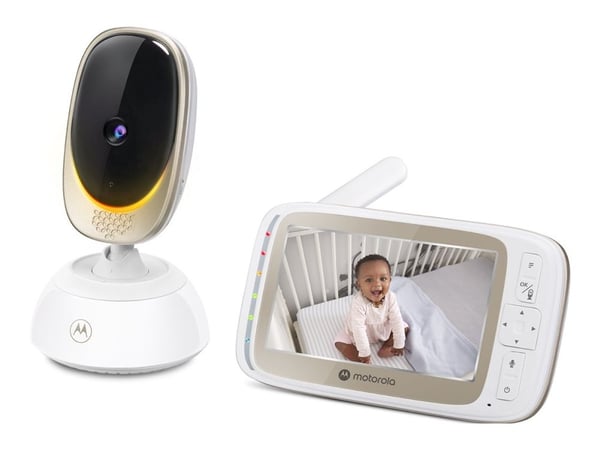 Motorola Nursery VM85 Connect - Spedbarnsovervåkingssystem - trådløs (Wi-Fi, 2.4GHz radio) - 5" - 1 kamera(er)