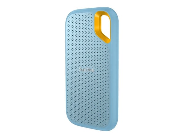 SanDisk Extreme Portable V2 - SSD - kryptert - 2 TB - ekstern (bærbar) - USB 3.2 Gen 2 (USB-C kontakt) - 256-bit AES - himmelblå