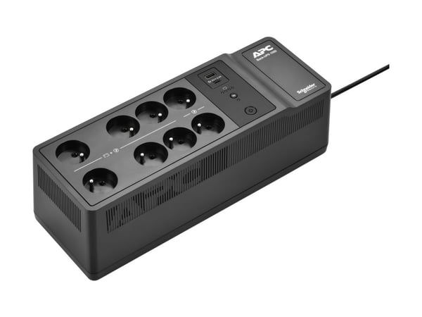 APC Back-UPS BE Series BE1050G2 - UPS (vegg- / overflatemonterbar) - USB-C + USB-A - AC 230 V - 600 watt - 1050 VA - 9 Ah - utgangskontakter: 8 - F...