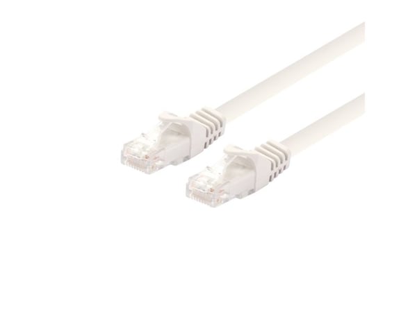 LOGON TCU66A010I, 1 m, Cat6a, U/UTP (UTP), RJ-45, RJ-45, Elfenben