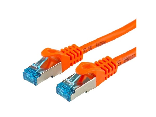 LOGON TCR55SS015O, 1,5 m, Cat5e, SF/UTP (S-FTP), RJ-45, RJ-45, Oransje
