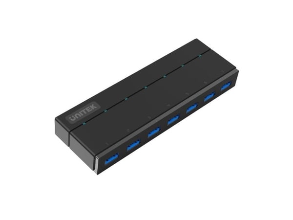 Unitek Y-3184 - Hub - 7 x SuperSpeed USB 3.0 - stasjonær