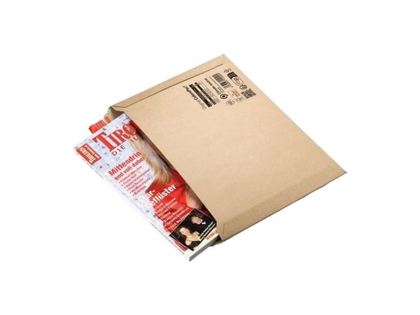 Colompac CP015.04, konvolutt, levering, papp, brun, rektangel, 353 mm