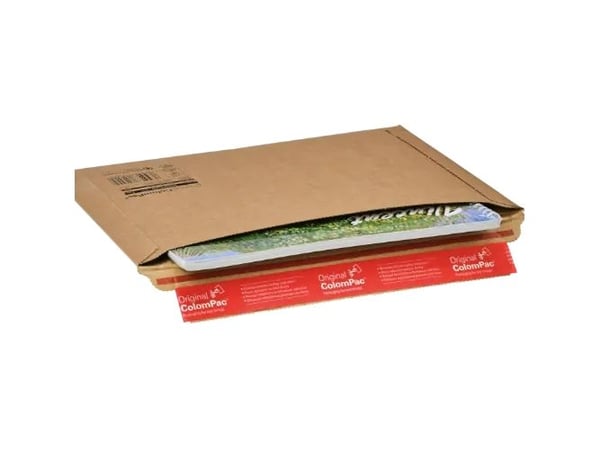 Colompac CP015.04, konvolutt, levering, papp, brun, rektangel, 353 mm