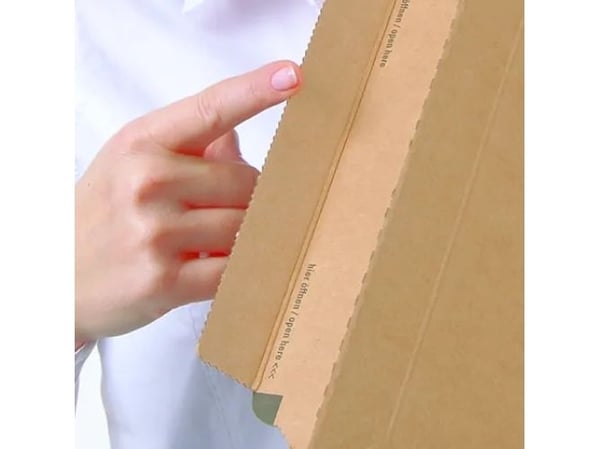 Colompac CP015.04, konvolutt, levering, papp, brun, rektangel, 353 mm