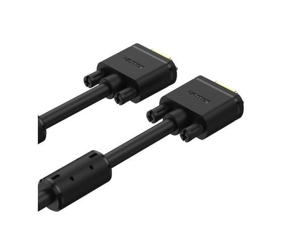 Unitek Y-C503G - VGA-kabel - HD-15 (VGA) (hann) til HD-15 (VGA) (hann) - 1.5 m - tommelskruer - svart