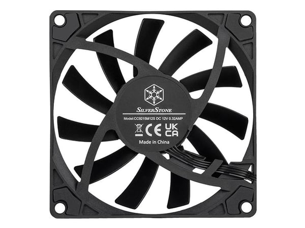 SilverStone Air Slimmer SST-AS90B Slim-tuuletin - 92mm, musta
