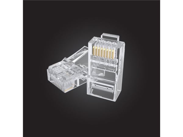 UNITEK Y-OT19TP, RJ45, Gjennomsiktig, Hankjønn, Rett, Polykarbonat (PC), Cat6