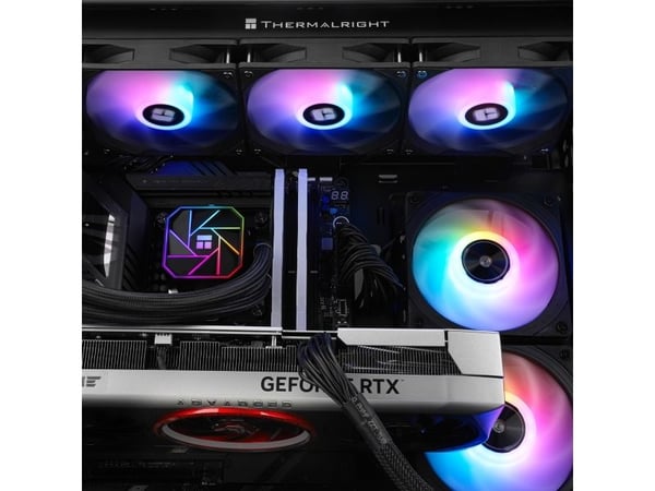 Thermalright Aqua Elite 360 V3, All-in-one-nesteenjäähdytin, 12 cm, musta