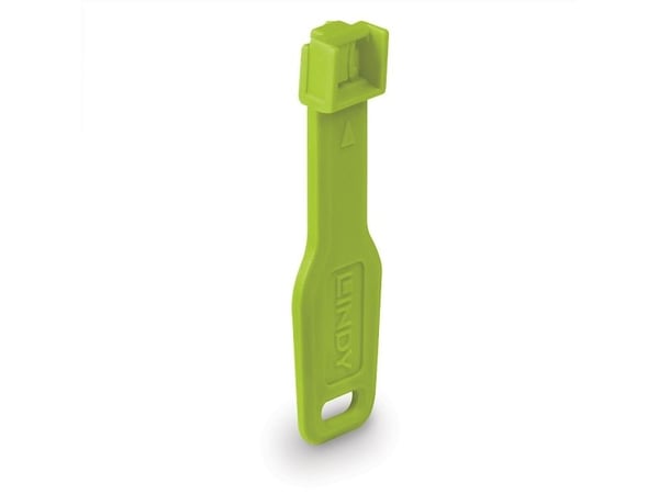 Lindy RJ45 porttilukot vihreä 10 kpl+ 1 avain (47894)